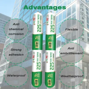 Neutral Silicone Sealant for Glass Doors and Windows Stain resistant Highly sealed and Weather resistant for Filling Gaps