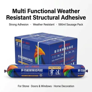 Neutral Silicone Structural Sealant Waterproof Weather-Resistant for Construction Interior Decoration and Exterior Wall Filling