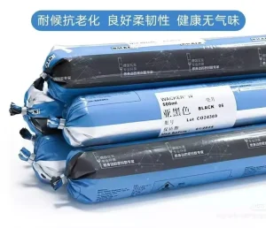 Neutral Silicone Weather Resistant Sealant Waterproof Construction Glue for Exterior Walls Windows Black