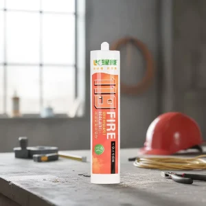 Neutral Silicone Weather-Resistant Sealant for Stainless Steel Pipes, High Temperature Resistant, Flame Retardant, and Fireproof
