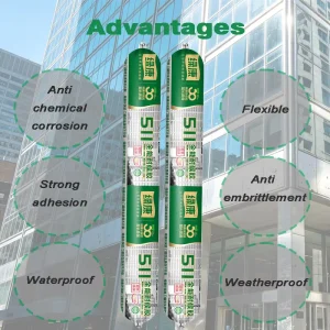 Neutral Silicone Weatherproof Sealant Glass Glue Quick drying Waterproof Kitchen and Bathroom Door and Window Edge Sealant
