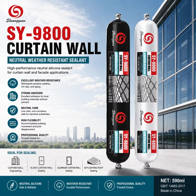 Building a Smarter Neutral Silicone Sealant Product Range 3 Neutral Silicone Weatherproof Sealant for Construction Packing Strong Bonding 20 Year Service Life ISO9001