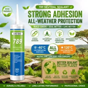 Neutral Structural Silicone Sealant Weather-Resistant Anti-Aging for Sunrooms and Glass Skylights