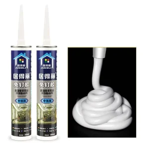 Neutral Transparent Glass Glue Sealant for Waterproof, Mildew-Proof Kitchen and Bathroom Applications