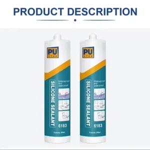 Neutral Transparent Silicone Sealant for Furniture and Glass Assembly 280ml/300ml
