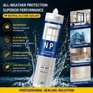 Neutral Weather-Resistant Silicone Structural Sealant for Bonding and Sealing System Doors Windows