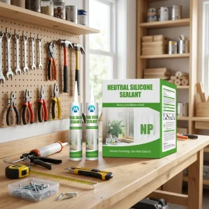 Neutral White Glass Silicone Adhesive Sealant Flame Retardant for Construction Sealing