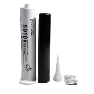 New Durable Engine Flange Sealant 5910 Black RTV Silicone Low Odour Superior Weatherability 70ml 12PCS