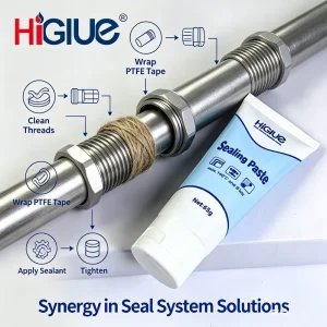 Non Curing Pipe Thread Sealant Paste Joint Compound for Plumbers Hemp Sealing