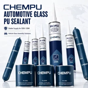 Non-Sag Car Glass Glue Bonding Heat-Resistant Primerless PU Sealant for Fleet Repair Windshield Sealant