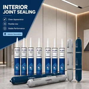 Non-Sag Clear Silicone Caulk for Waterproof Concrete Gap Filling