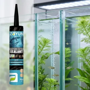 Non-Toxic Fast-Curing Acidic Fish Tank Silicone Sealant for Aquarium Divider Panels and Joint Sealing