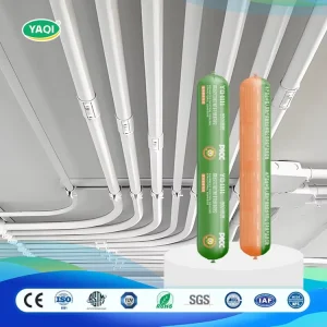 Non-Toxic High-Viscosity Fast-Curing Silicone Adhesive Sealant for Construction, Wall-Penetrating Pipes, and Electrical Use