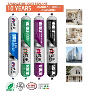 OEM&ODM One Component Construction Silicone Sealant Adhesive Waterproof Mildew Resistant Professional Factory
