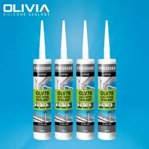 OLV78 Fast-Drying Waterproof Acrylic Sealant, Paintable Gap-Filler Adhesive for Transportation
