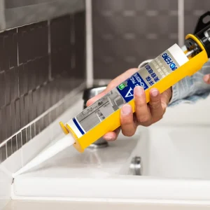 Odor-Free Anti-Mildew Silicone Sealant for Kitchen Bathroom Environmentally Friendly Woodworking and Mildew-Proof Sealing