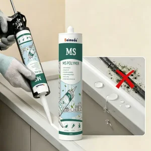 Odorless Non-Toxic Interior Wood and PVC Wall Panel Adhesive, 300ml MS Sealant