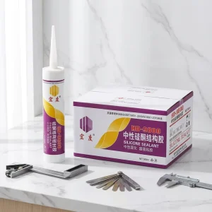 Odorless Weatherproof Structural Neutral Silicone Sealant for Construction Woodworking Curtain Wall 300ml