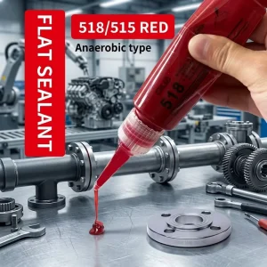 Oil-Resistant Anaerobic Flange Sealant 518 for Rigid Metal Machined Surfaces Low-Pressure Sealing 50ml