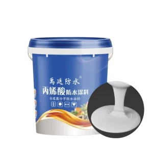 One Component 20kg Water-Based White Acrylic Coating Waterproof Paint for Roof and Wall Application