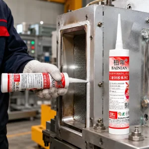 One Component High Temperature Silicone Sealant for Metal Gaskets and Heating Systems