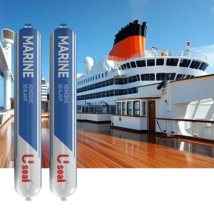One-Component Marine Polyurethane Sealant for Aluminum Boats and Ships, Exterior Paste