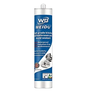 One-Component Neutral-Cure Anti-Mildew Silicone Sealant for Kitchen, Bathroom, Construction, Woodworking, and Packaging