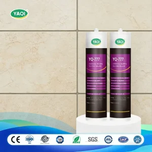 One-Component Neutral Silicone Sealant, Low VOC, 300ml, UV-Resistant and Weatherproof, for Stone and Leather Joints