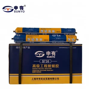 One-Component Neutral Silicone Sealant for Doors and Windows 100% Silicone Weatherproof Flexible Joint Sealant ISO 590ML