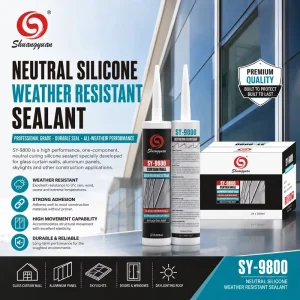 One Component Neutral Silicone Weather-Resistant Sealant for Construction Glazing and Curtain Walls