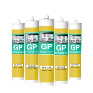 One Component Silicone Adhesive Sealant Paste Weatherproof for Woodworking Footwear Construction Applications White Color