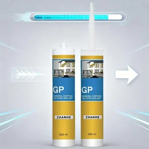 One-Component Silicone Rubber Sealant Adhesive for Windows Doors Woodworking and Construction