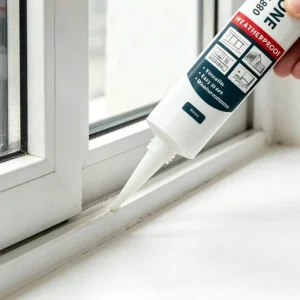 One-Component Silicone Sealant with Anti-Aging and Fast-Skinning Properties for Glass, Aluminum and Wood Frames