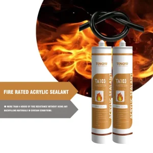 One Component Water Based Red Acrylic Fire Stop Resistant Sealant
