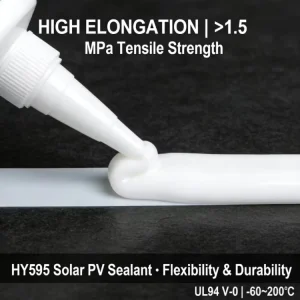 One Component White Silicone Sealant Adhesive for PV Module Frames