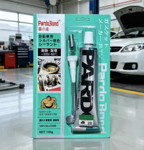 PARDO UV RTV Silicone Gasket Maker Adhesive Sealant High Temperature High Pressure Heat Resistant Cold Resistant Woodworking