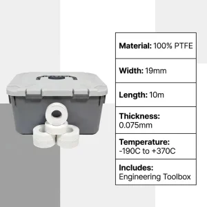 PTFE Mechanical Seal Thread Tape for Pipe Fitting and Gas Valve Plastic Seal