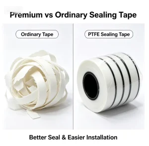 PTFE Thread Seal Tape White Water Pipe Seal Tape Plumbing Gas Pipe Sealing Raw Material Tape