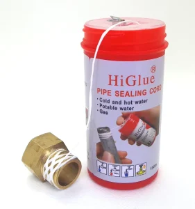 PTFE Thread Sealing Cord for Water and Gas Leak Repair, 50m 80m 160m