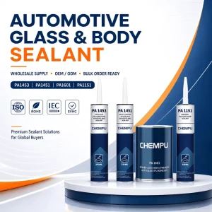 PU Auto Glass Sealant Black for Garage Maintenance