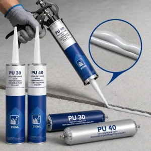 PU30 PU40 Building PU Sealant Bonding Weatherproof Primer Optional Concrete Sealant For Balcony Joints Tough PU Caulk