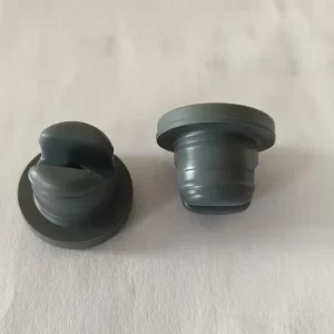 Pharmaceutical 20 D2 Film Coated Bromobutyl Rubber Bottle Stopper 5ml Non Spill Crimp Closure for Lyophillized Vial