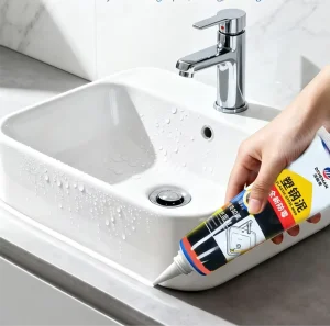 Plastic Steel Mud Modern Eco Friendly White Mildew Proof Edge Sealing Glass Glue for Kitchen Bathroom Toilet Sink Waterproof
