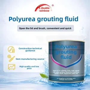 Polyurea Grouting Fluid for Basement Roof Floor Joint Leak Sealing and Subway Waterproofing