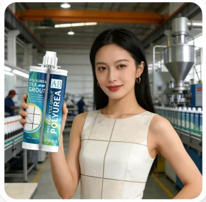 Polyurea Sealant and Tile Grout for Gap Filling
