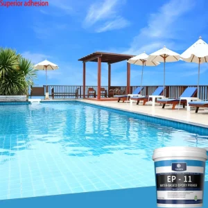 Polyurea Waterproof Primer for Swimming Pools Exterior Wall Use Resistant Salt Spray Offering Strong Adhesion