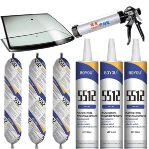 Polyurethane Automotive Windshield Sealant, 30-Minute Safe Drive-Away, 600ml Sausage-Shaped