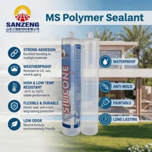 Polyurethane Transparent Sealant Waterproof Weathering Resistant Crystal Clear for Construction Flexible