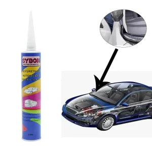 Polyurethane Urethane Adhesive Sealant, Black PU Windshield Rubber Sealant for Auto Glass Installation