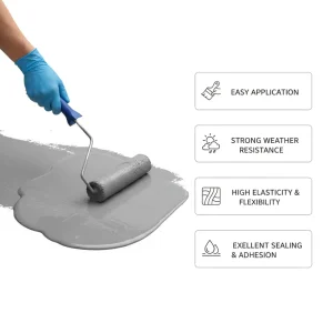 Polyurethane Waterproof Coating Flexible Durable & UV Resistant PU Roof & Wall Sealant